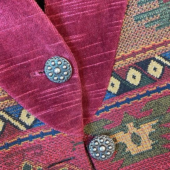 Vintage southwestern tapestry jacket - Picture 4 of 8
